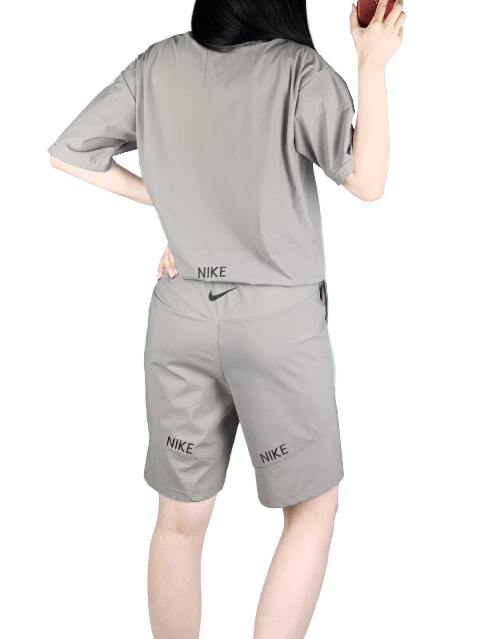 나키 차이나 반집업 반바지 세트-