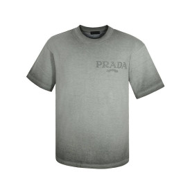 프라다 빈티지워싱 레이저각인 티셔츠