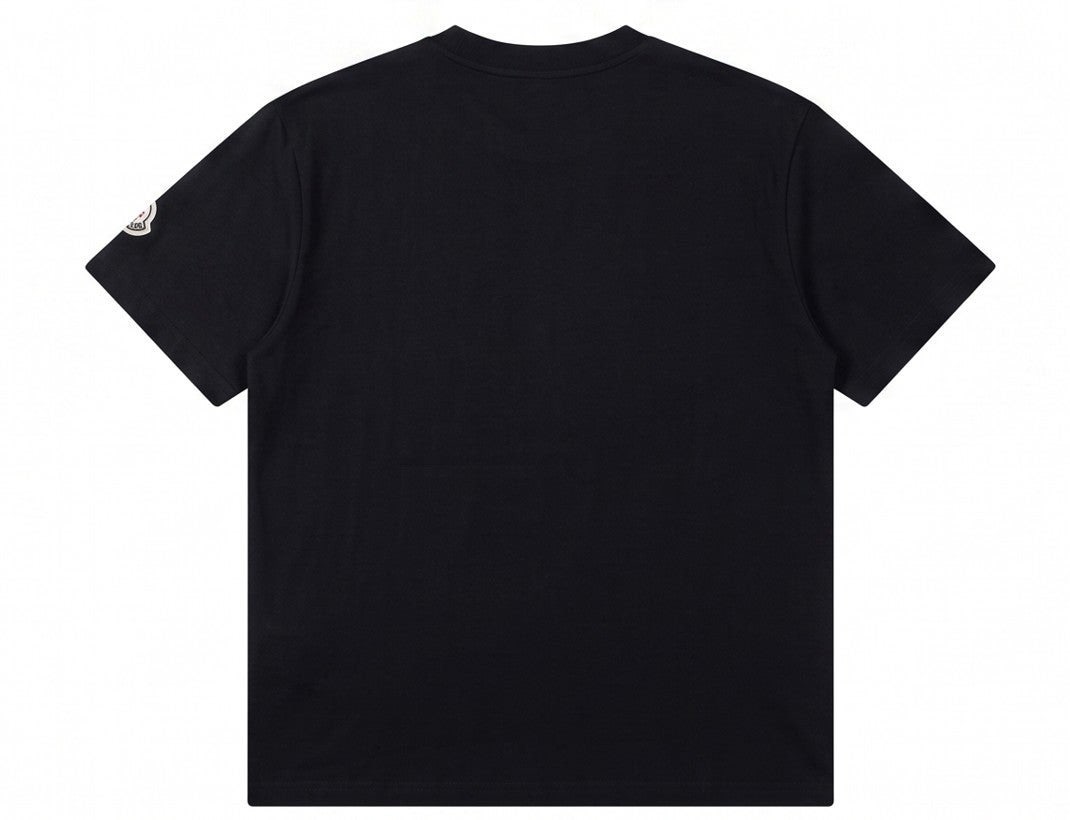 몽클 스플릿 로고 반팔-