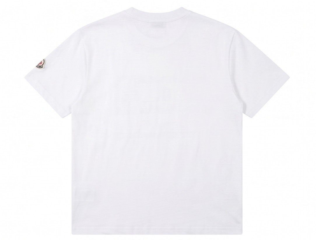 몽클 스플릿 로고 반팔-