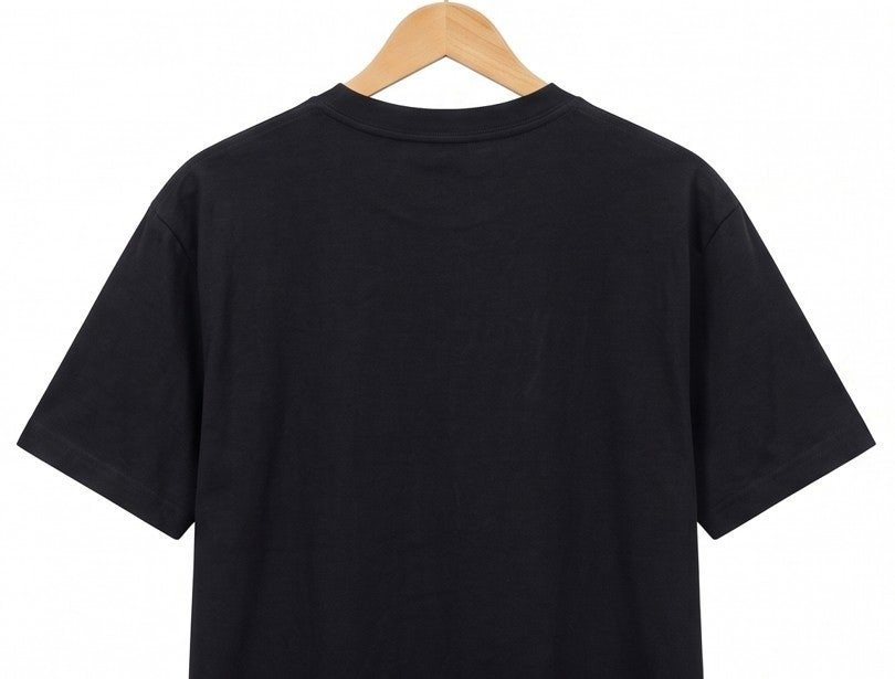 몽클 더블 레이어드 로고 반팔-