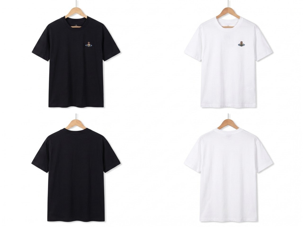 비비안 오브 자수로고 반팔-