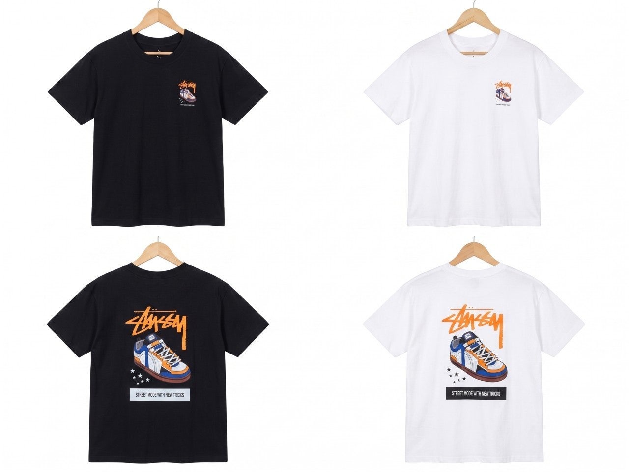 스투시 뉴트릭 스니커즈 반팔-