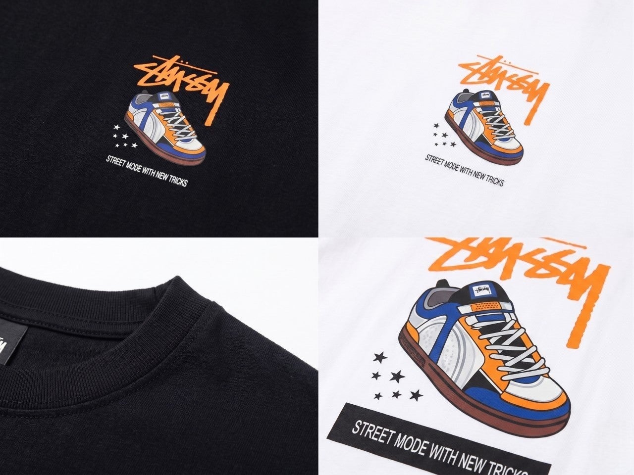 스투시 뉴트릭 스니커즈 반팔-