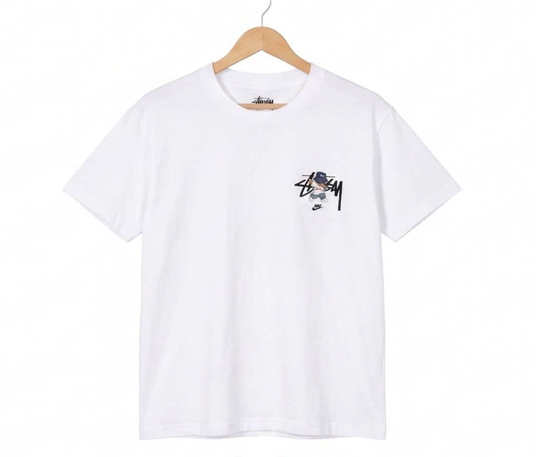 스투시 댑 베어 그래픽 반팔-