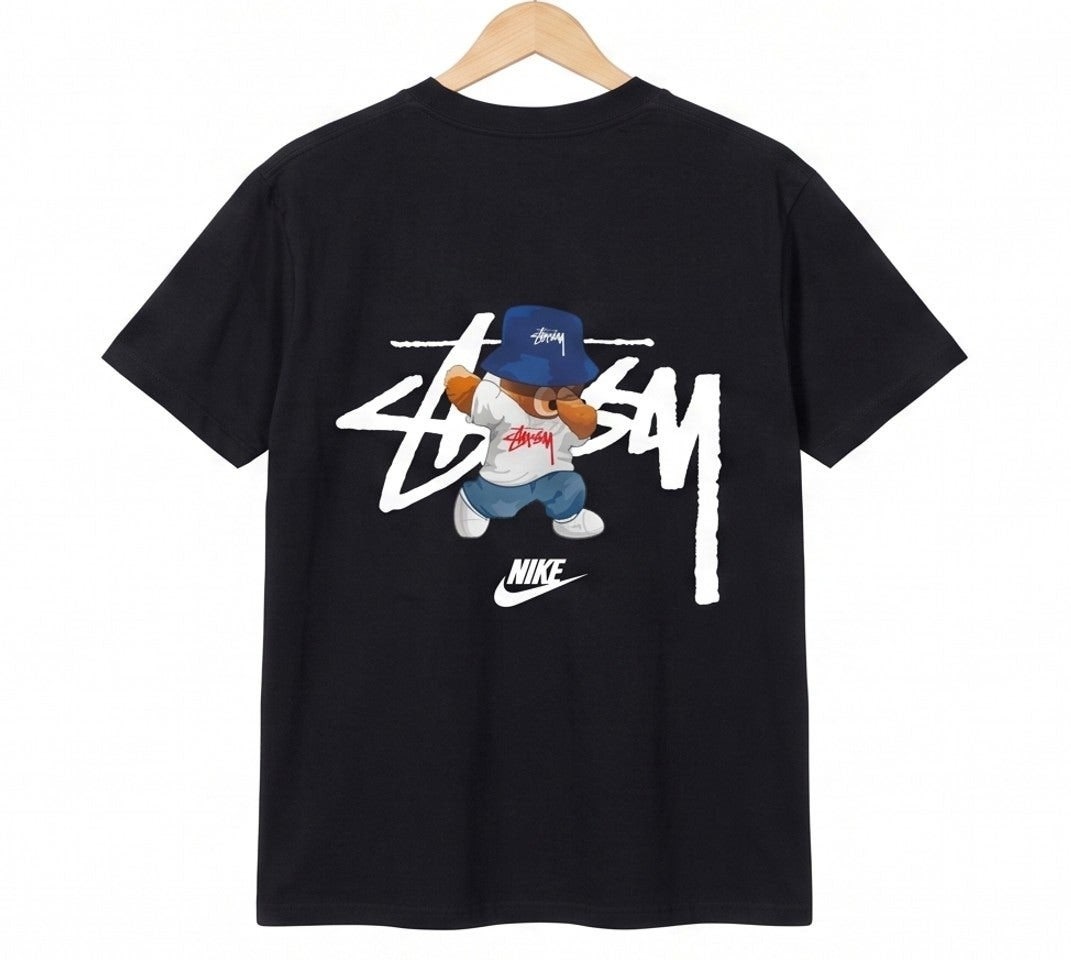 스투시 댑 베어 그래픽 반팔-