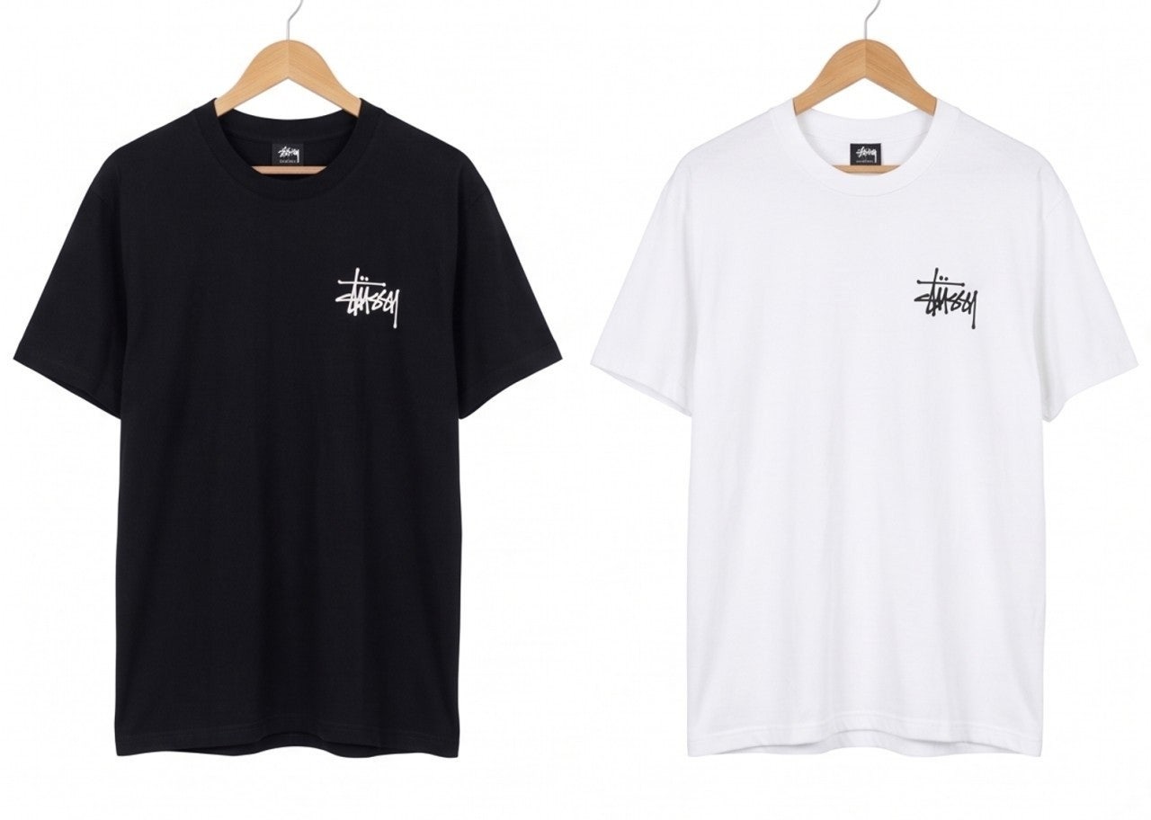 스투시 베이직 로고 반팔-