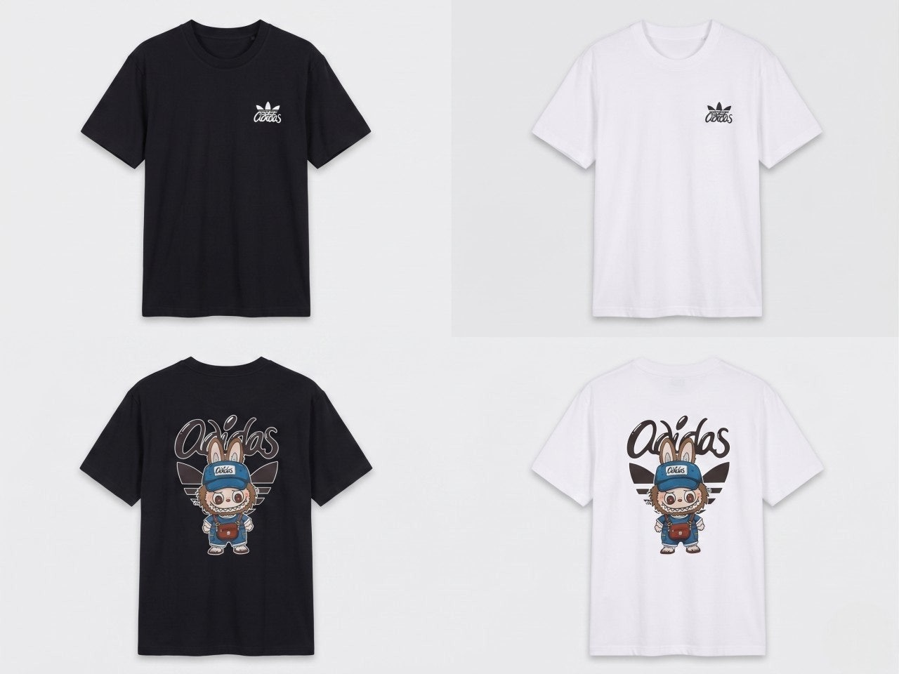 아디 라부부 그래픽 반팔-