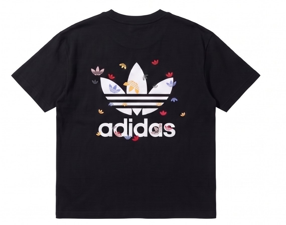 아디 멀티 트레포일 로고 반팔-