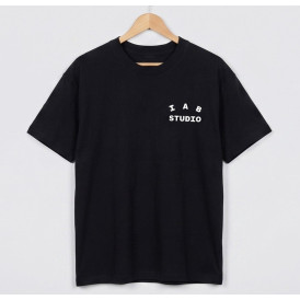 아이앱 스튜디오 베이직 로고 반팔-