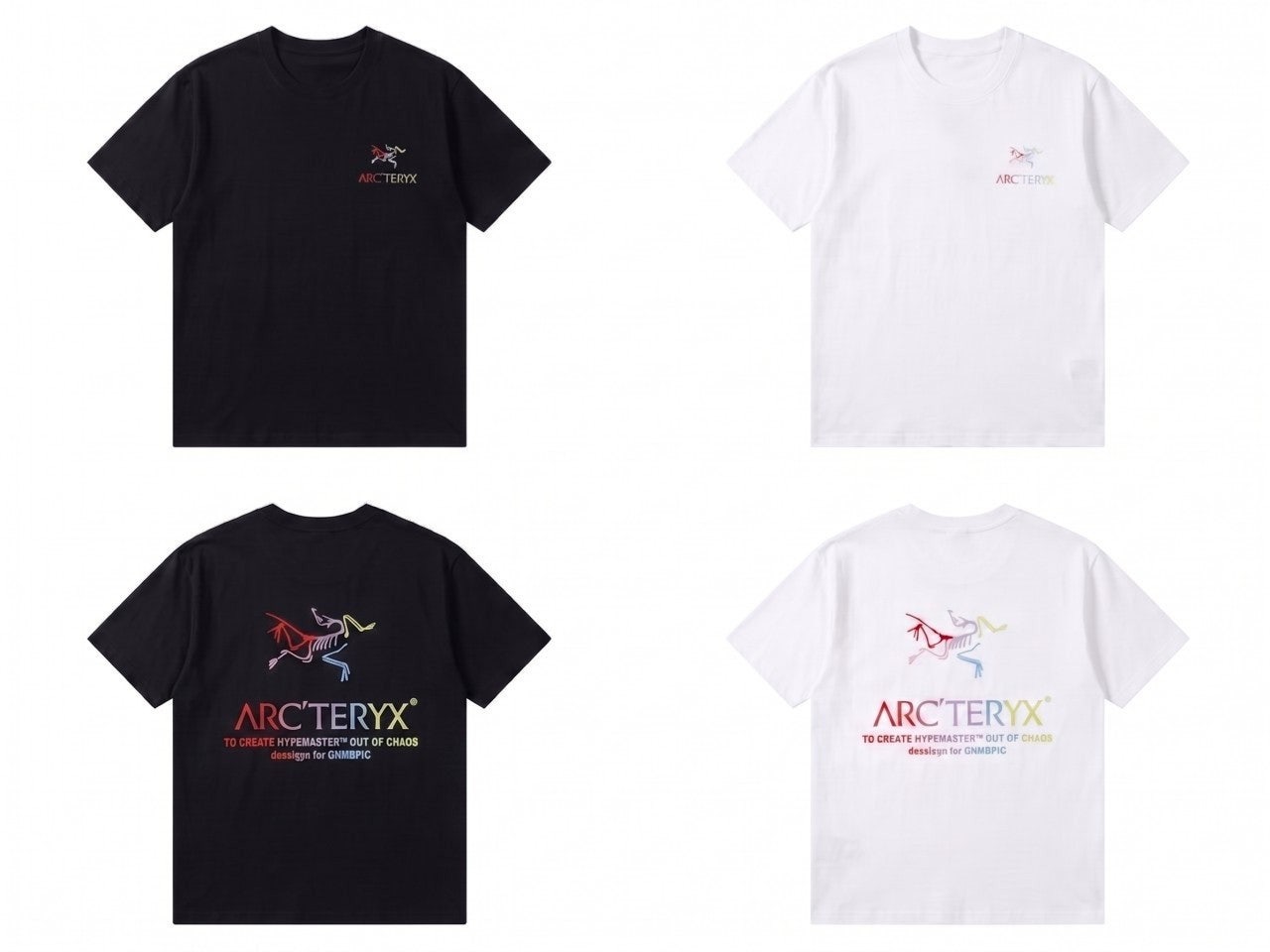 아크 멀티 컬러 시조새 로고 반팔-