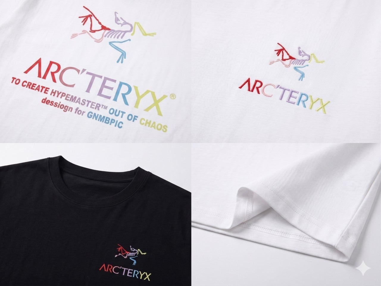 아크 멀티 컬러 시조새 로고 반팔-