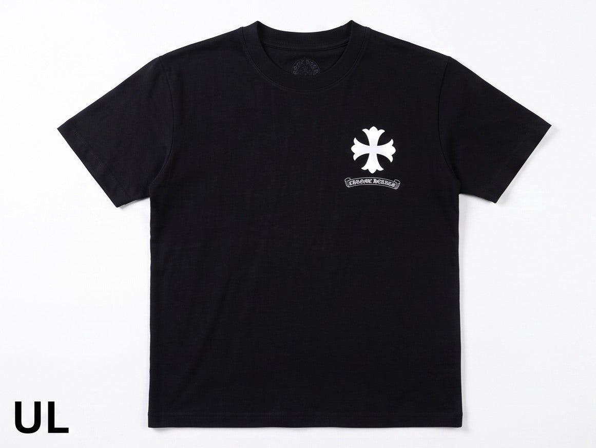 크롬 멀티 크로스 도트 써클 반팔-