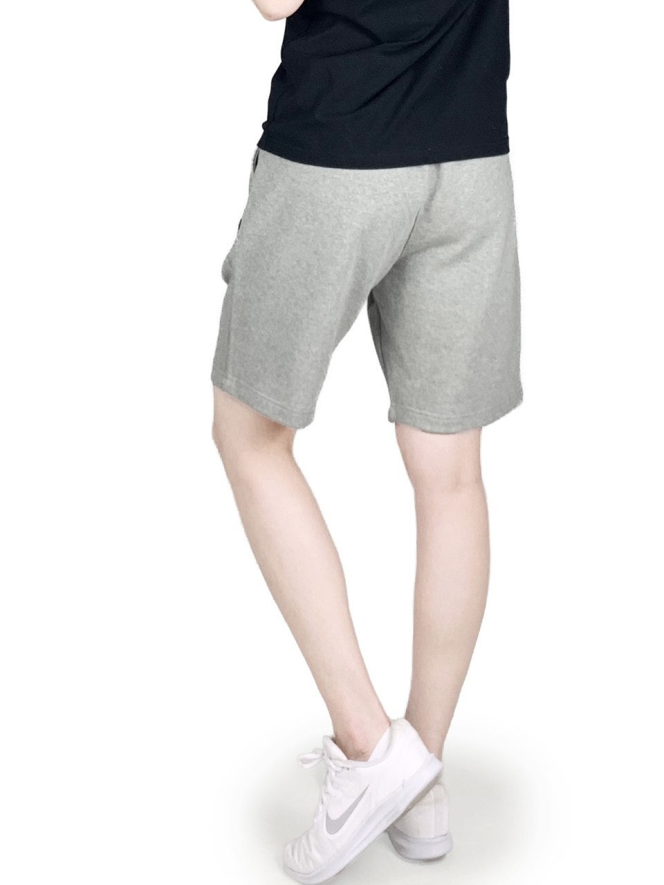 프라다 삼각로고 코튼 반바지-