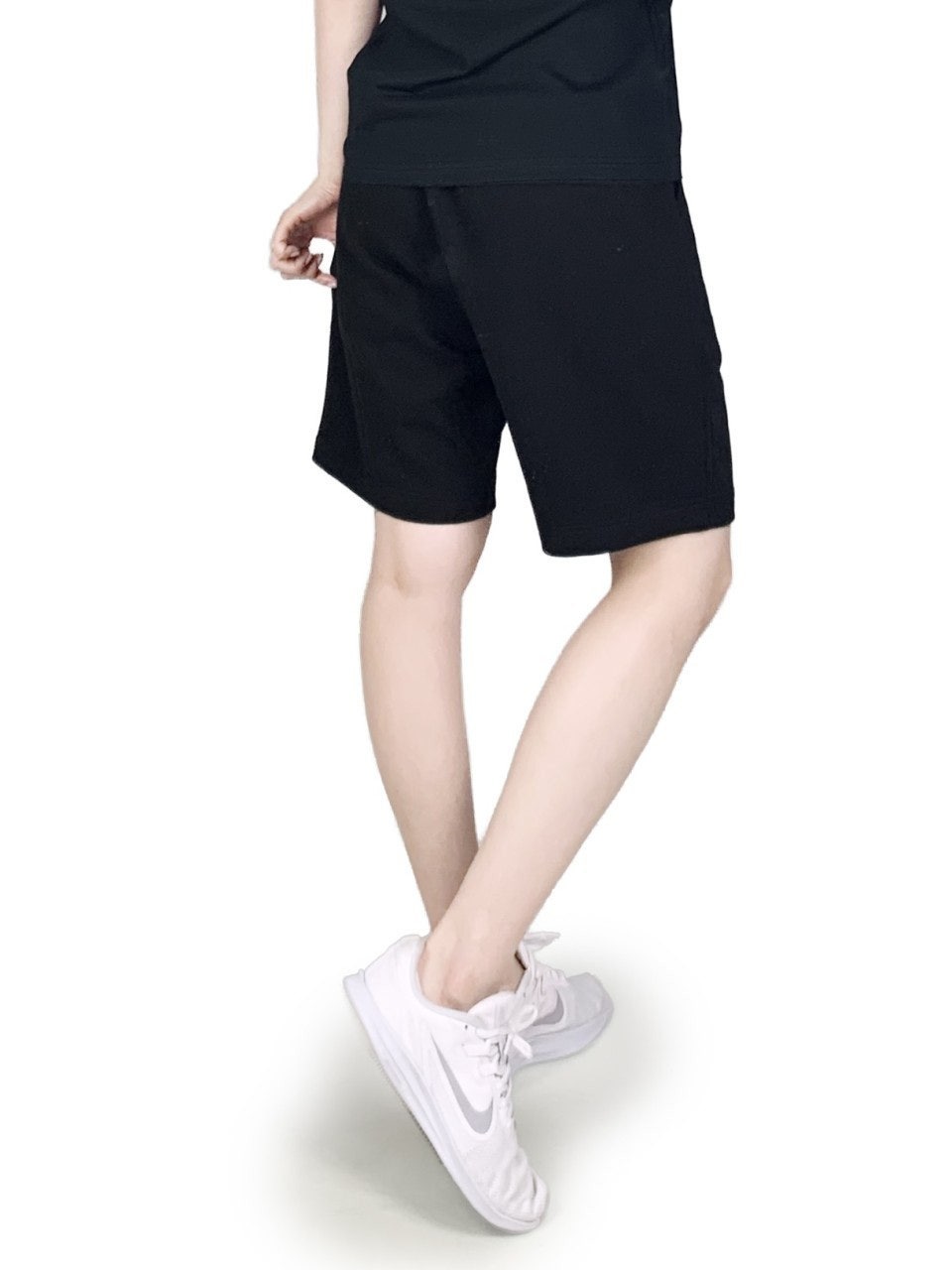 메종 그레이 폭스헤드 코튼 반바지-