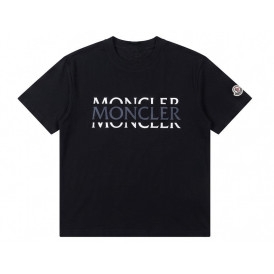 몽클 스플릿 로고 반팔-
