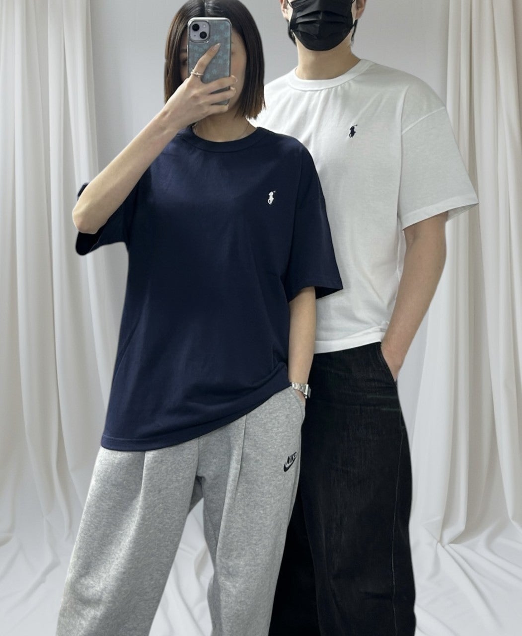 폴로 랍빠 자수 반팔-