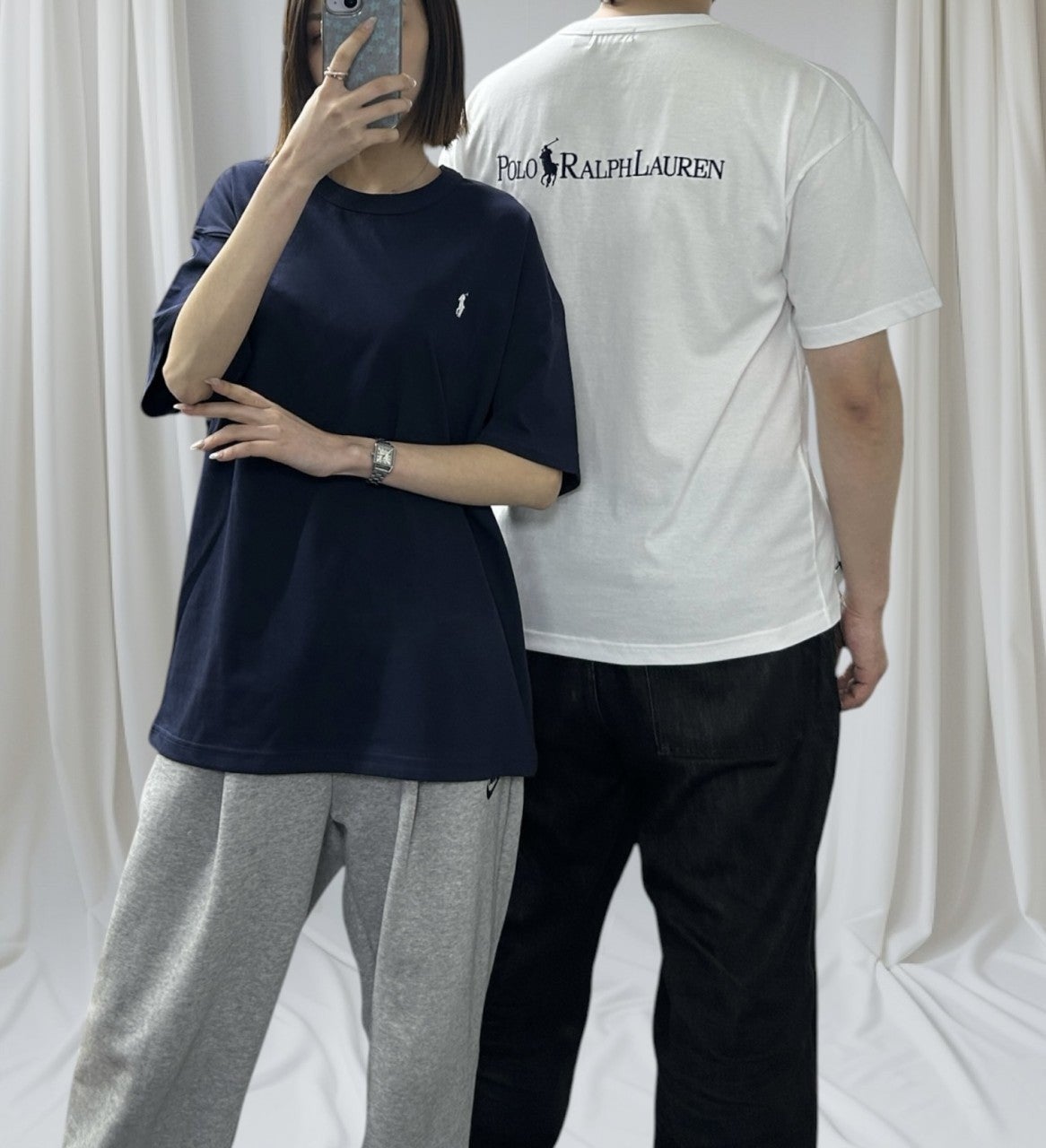 폴로 랍빠 자수 반팔-