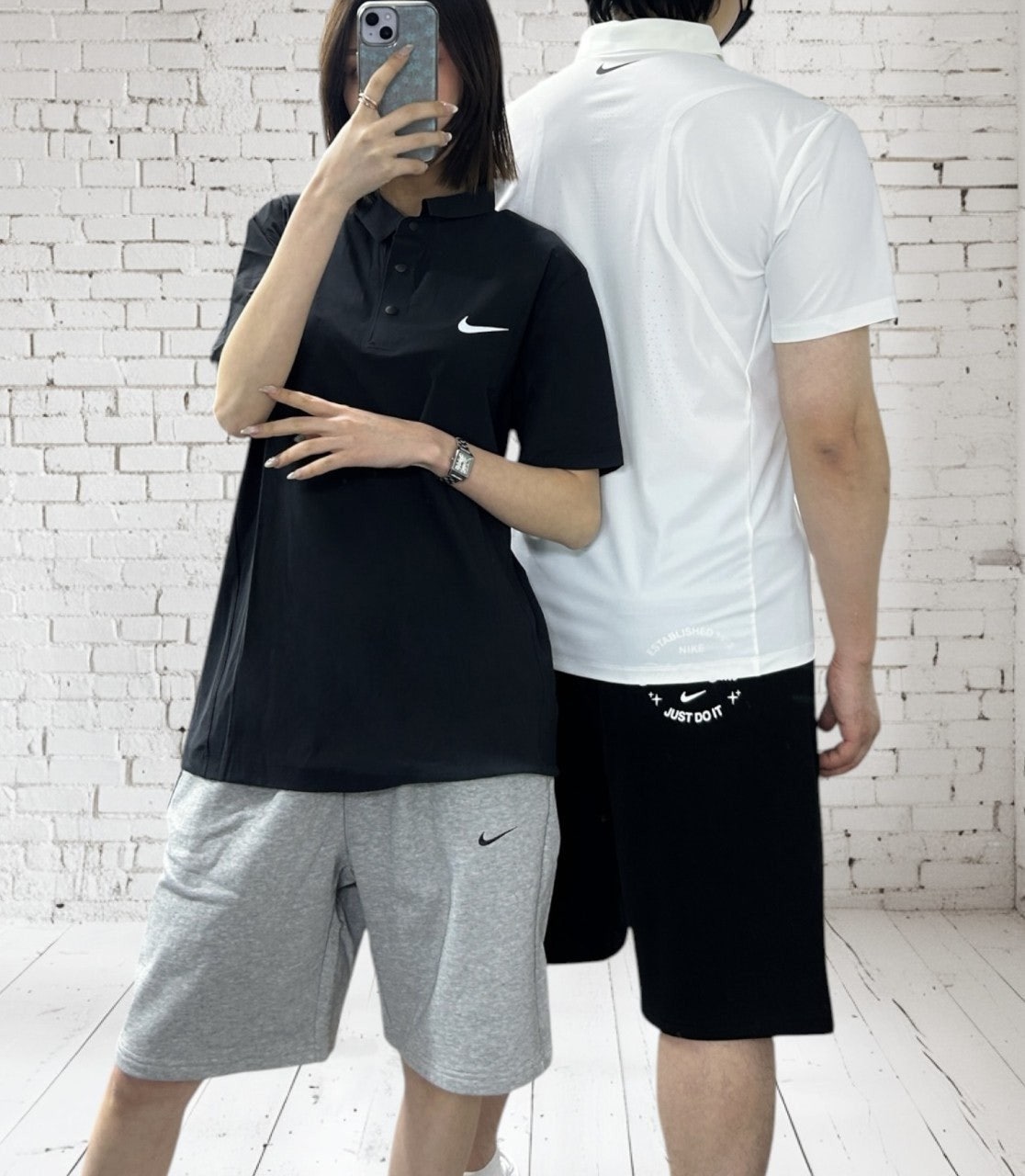 나키 심리스 쿨 카라 반팔-