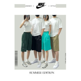 나키 턱주름 와이드 반바지-
