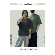 스톤 로고 바이오 반팔-