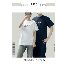 APC 스티치 자수 반팔-