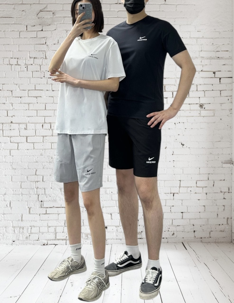 나키 프로 반팔 반바지 세트-