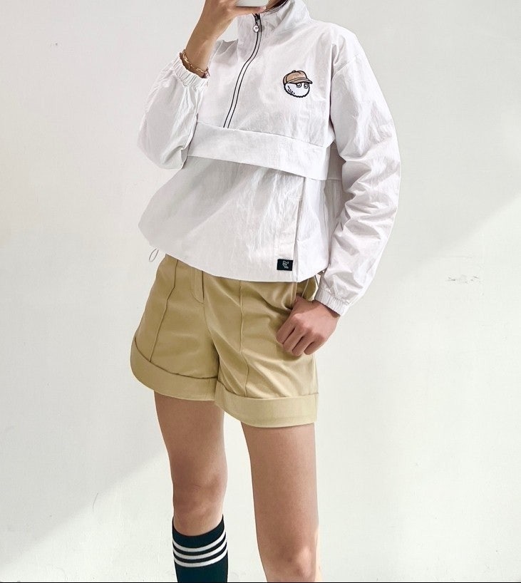지포어 핀턱 반바지