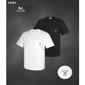 셀린느 포켓로고 티셔츠