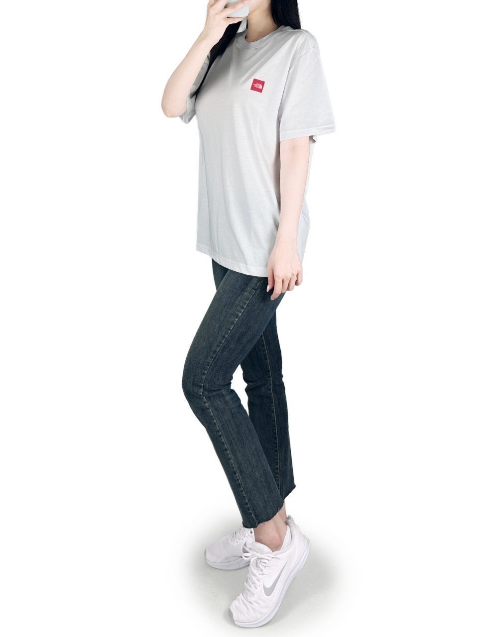 노스 기본 면 반팔-