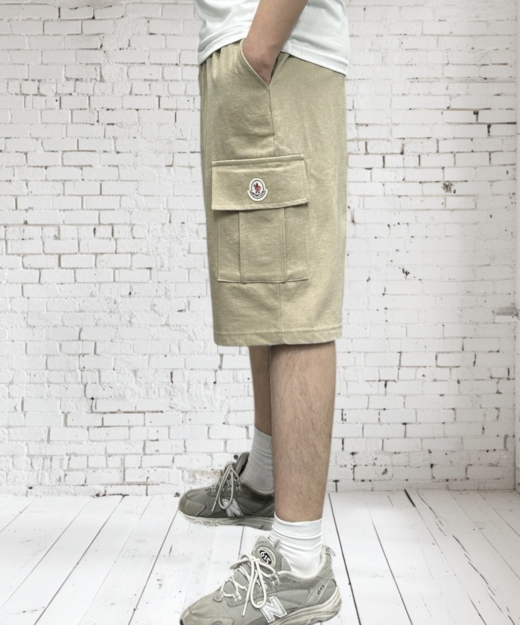 몽클 카고 반바지-