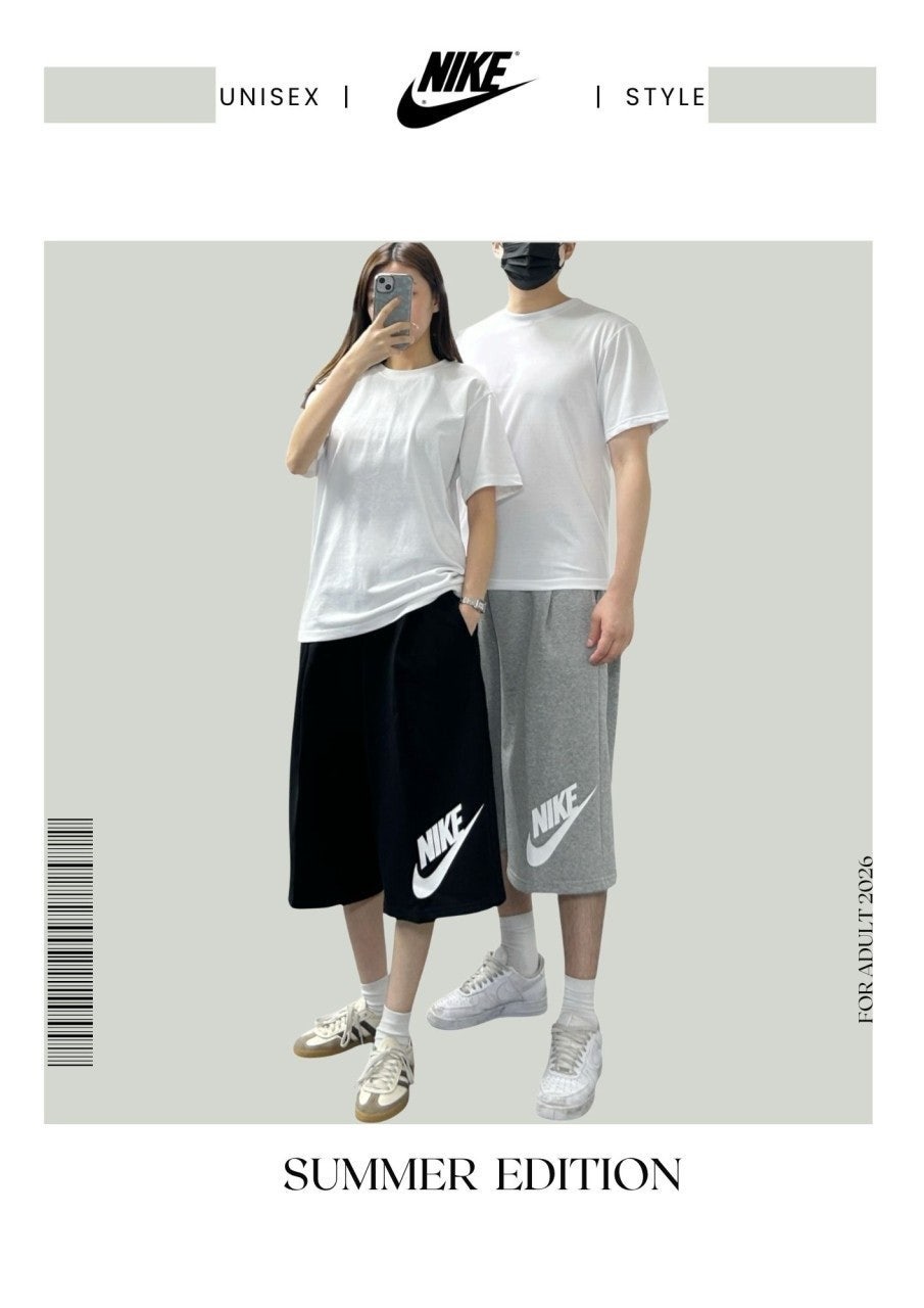 나키 버뮤다 7부 투턱 반바지-