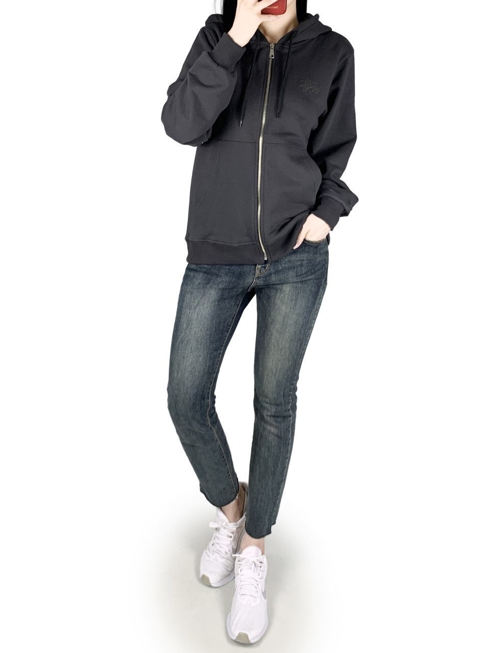 스투시 후드집업-