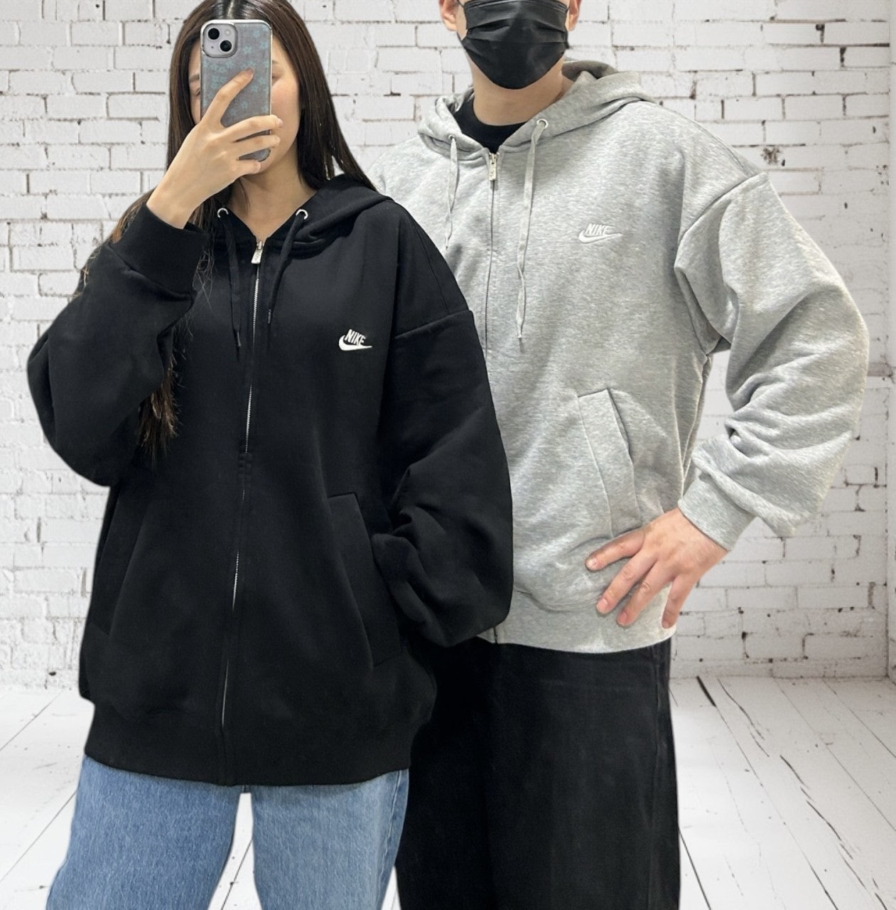 나이키 후드집업-