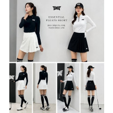 PXG 반주름 랩스커트 반바지-