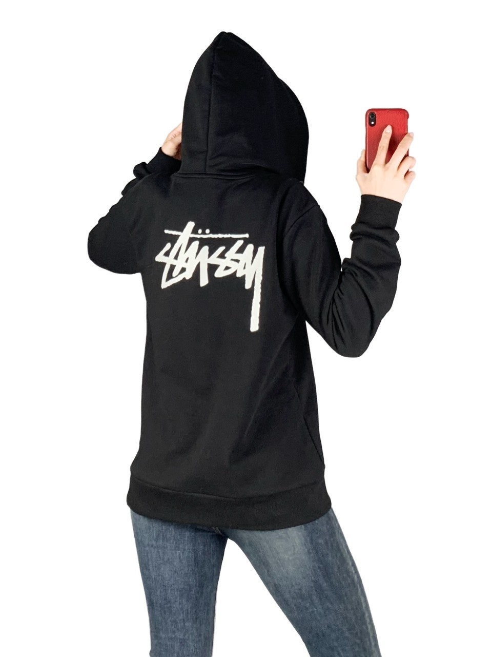 스투시 후드 집업-