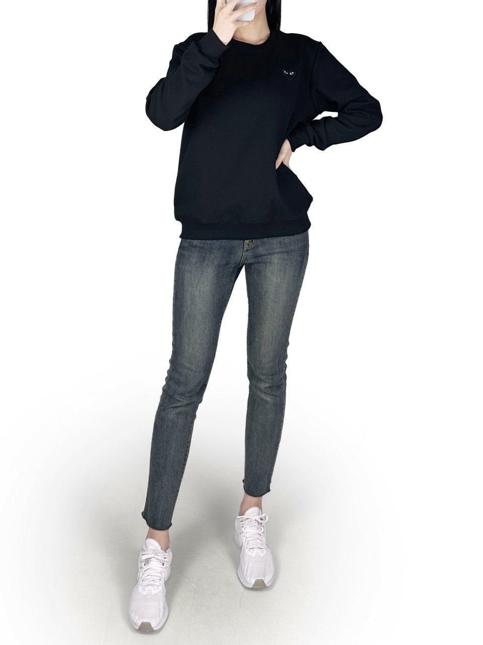 꼼데가르송 맨투맨-