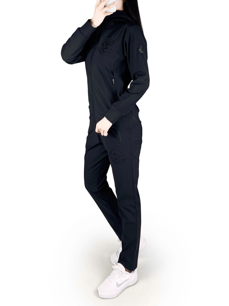 몽클레어 후드 집업세트-