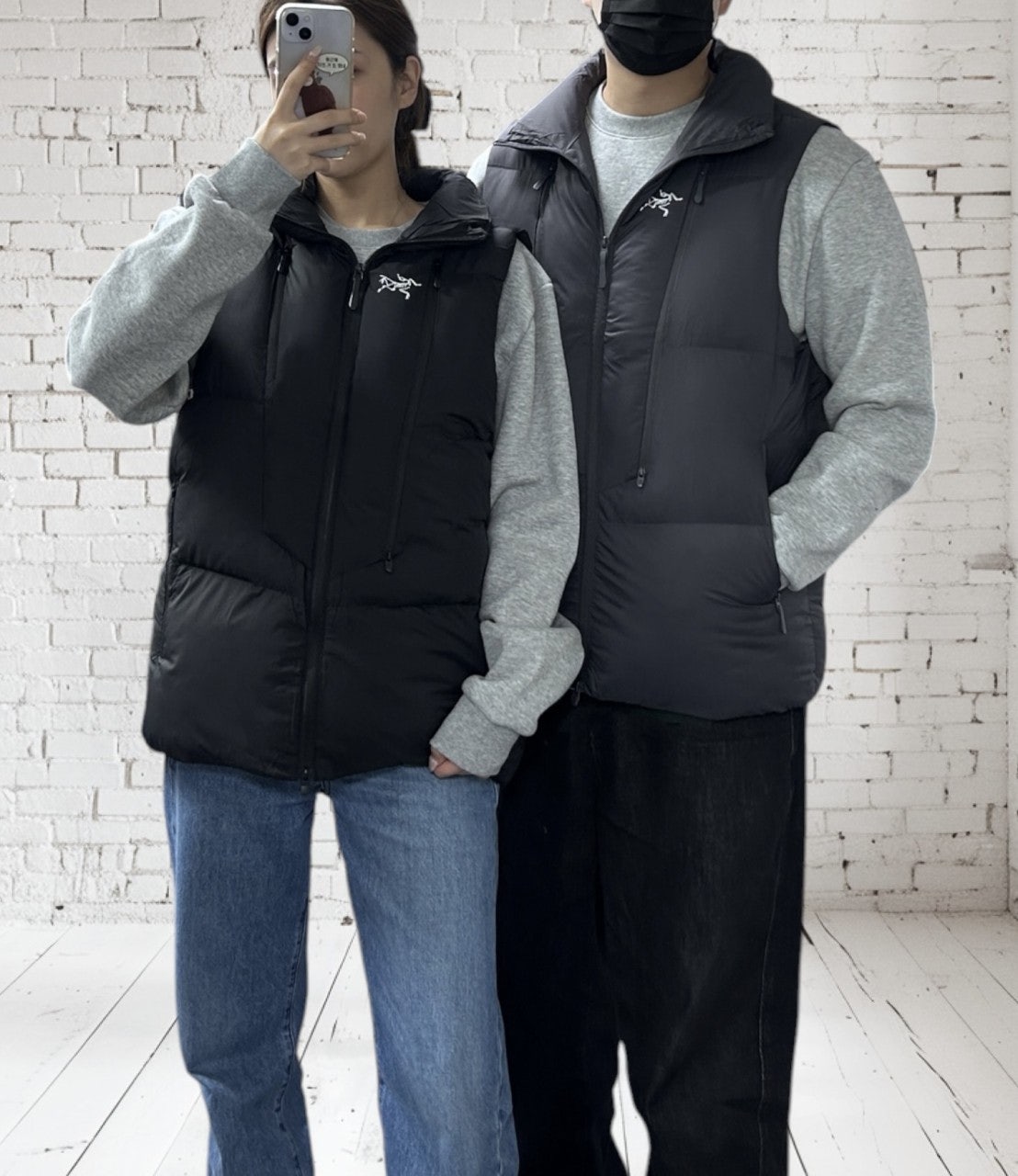 아크테릭스 패딩 조끼-