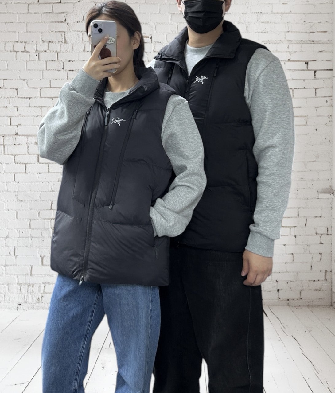아크테릭스 패딩 조끼-
