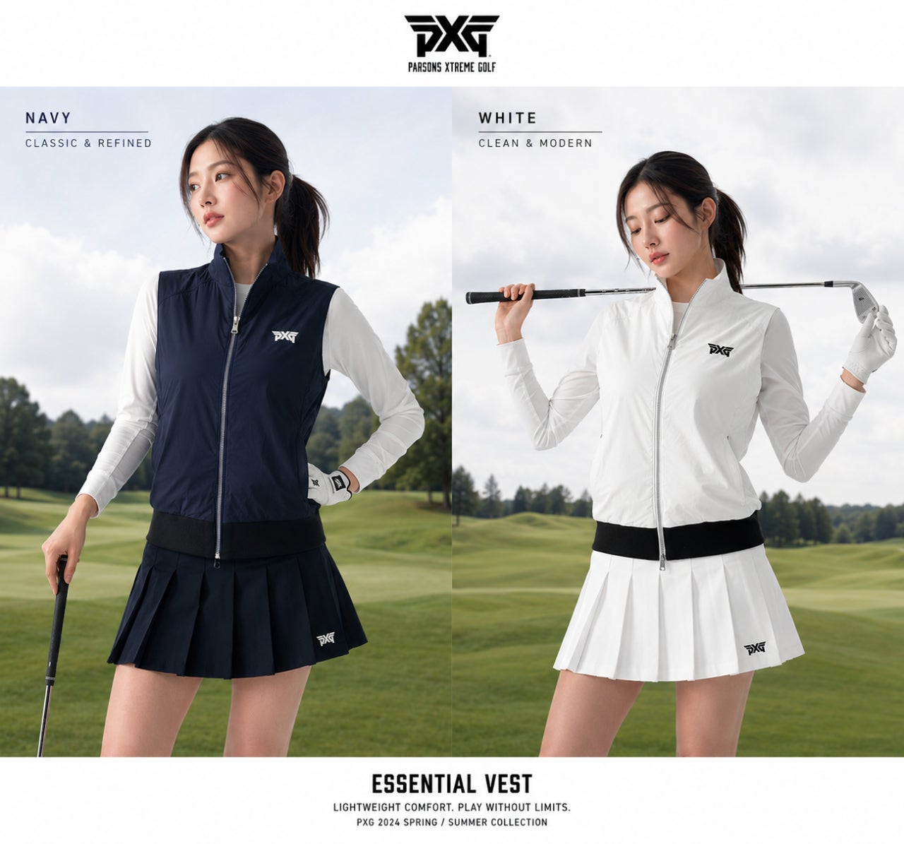 PXG 백셔링 집업 베스트