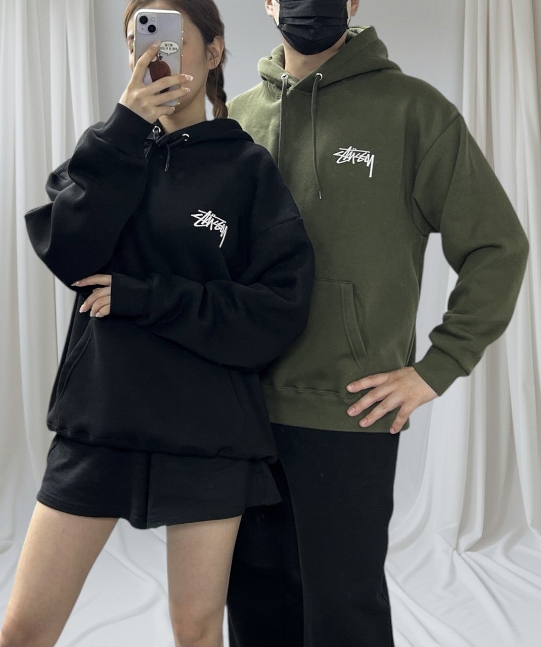 스투시 후드티-