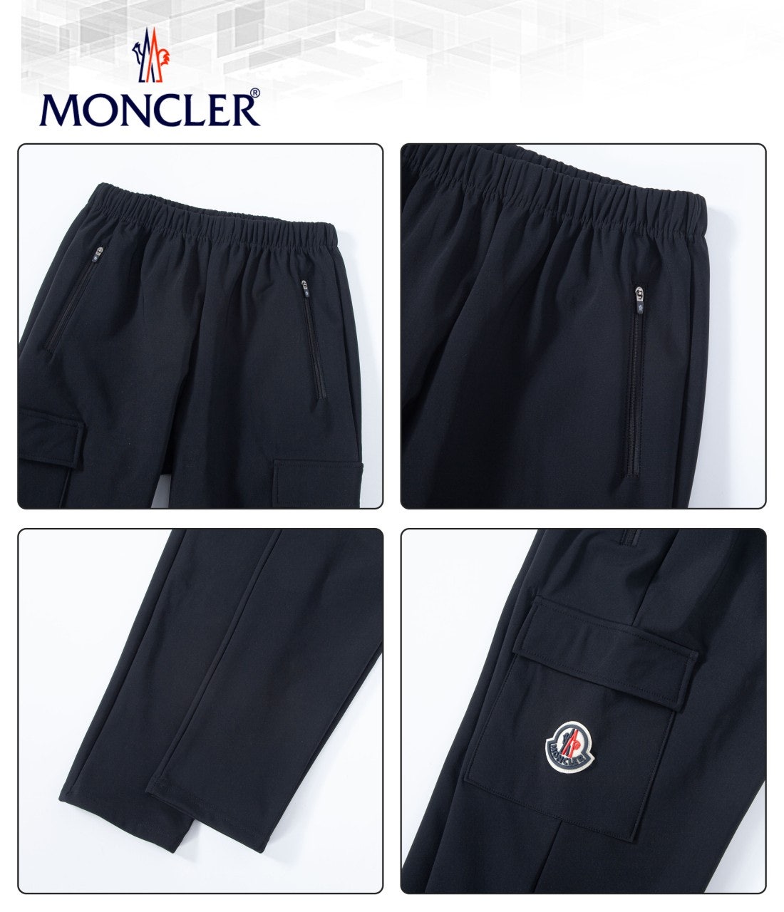 몽클레어 기능성 벤츄리 건빵기모 팬츠-