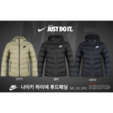 나이키 하이넥 후드패딩
