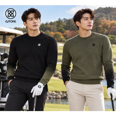 지포어 남성 그라데이션 니트